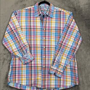 Alan Flusser Multicolor Plaid Button-Down Shirt